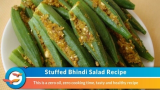 Stuffed Bhindi Salad  Diabetes-Friendly Salad Recipe