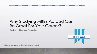 Why Studying MBBS Abroad can be Great for your Career