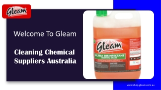 Cleaning Chemical Suppliers Australia