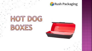 Custom Hot dog Boxes Wholesale