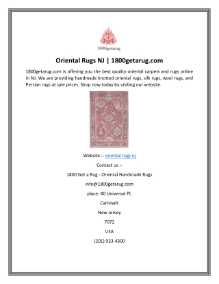 Oriental Rugs NJ  1800getarug.com-converted