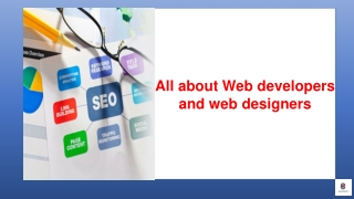 All about Web developers and web designers