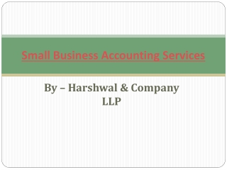 Small Business Accounting Services in the USA - HCLLP
