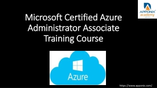 Microsoft Azure Certification Training Course. Administrator Associate AZ-104