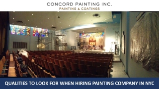 Qualities to Look for When Hiring Painting Company in NYC