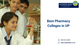 Top B Pharma College in UP | D Pharma Course in UP | Sunder Deep Pharmacy Colleg