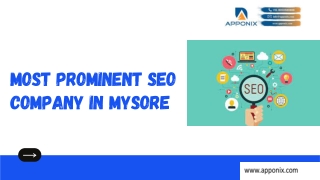 Most Prominent SEO Company in Mysore-DHARSINI.R