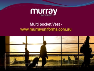 Multi Pocket Vest - www.murrayuniforms.com.au