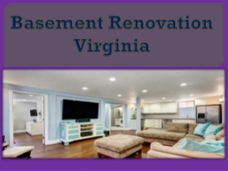 Basement Renovation Virginia