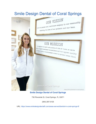 Smile Design Dental of Coral Springs