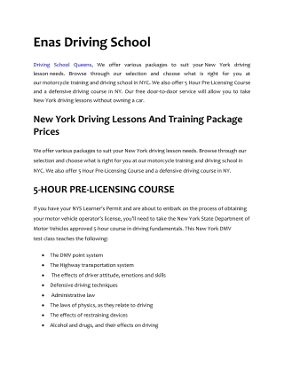 Car Schools Near Me