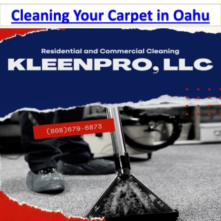 Cleaning Your Carpet in Oahu