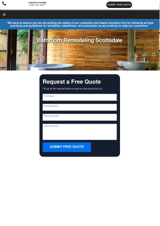 Bathroom remodel Scottsdale
