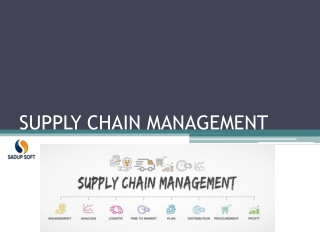 supply chain management courses