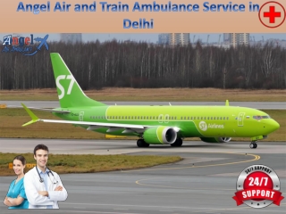 Get Ventilator Air and Train Ambulance Service in Delhi