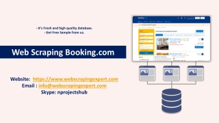 Web Scraping Booking.com