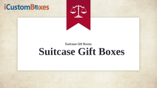 SuitCase Boxes