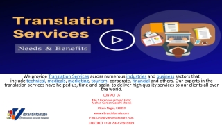 We Provides Best Translation Services In Delhi NCR, India and Worldwide.