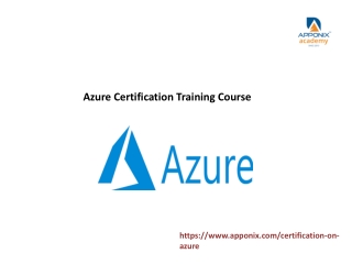 Azure Certification Training Course