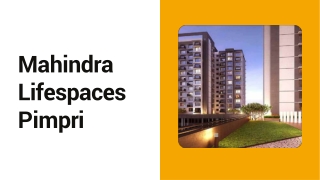 Mahindra Lifespaces Pimpri