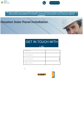 solar panel installation Houston TX