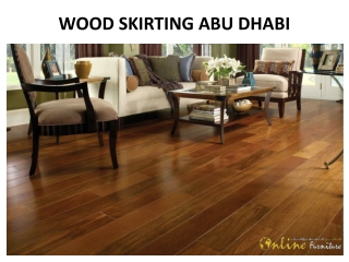 WOOD SKIRTING ABU DHABI