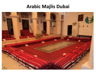 Arabic Majlis Dubai