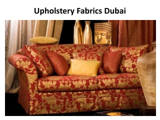 Upholstery Fabrics Dubai