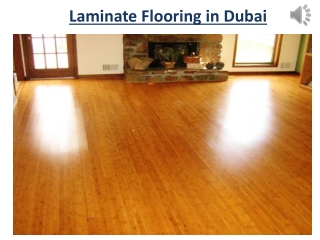 Laminate Flooring in Dubai