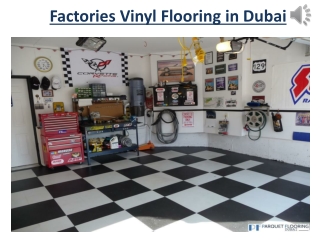 Factories Vinyl Flooring in Dubai