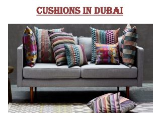 Cushions Dubai