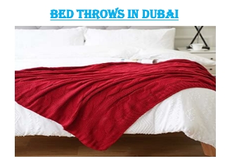 Bed throws in Dubai