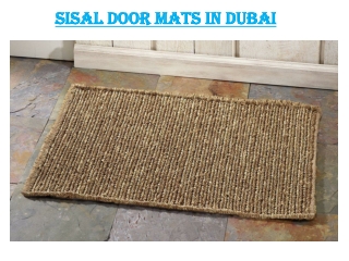 Sisal Door Mats in Dubai