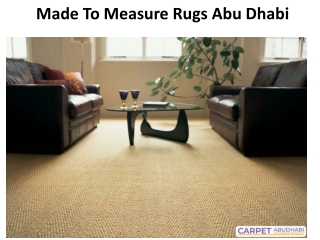 Made To Measure Rugs Abu Dhabi