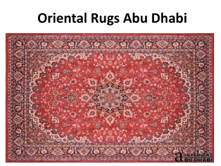 Oriental Rugs Abu Dhabi