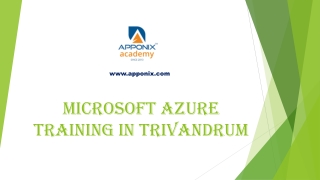 Microsoft Azure training in Trivandrum