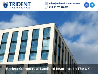 Perfect Commercial Landlord Insurance In The UK