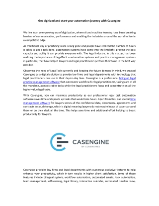 Bilingual Legal  Practice Management Software | Casengine App