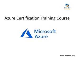 Azure Certification Training Course