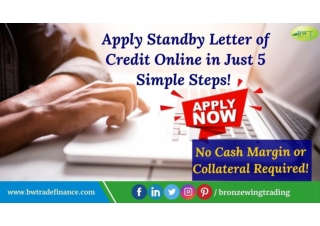 Apply Standby Letter of Credit | SBLC MT760 | Standby LC