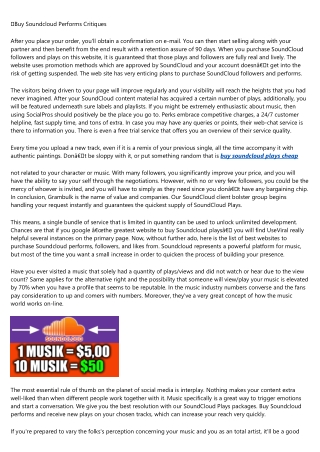 The Intermediate Guide to buy soundcloud plays