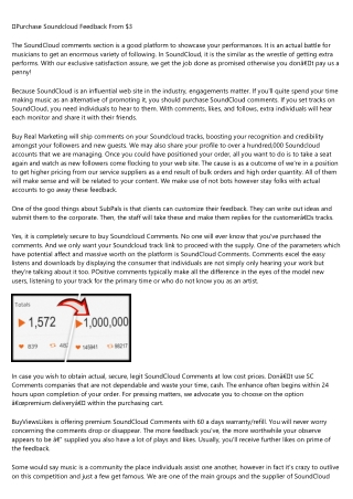 Where to Find Guest Blogging Opportunities on buy custom soundcloud comments