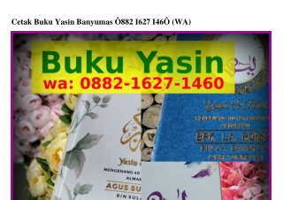 Cetak Buku Yasin Banyumas Ô88ᒿ_16ᒿ7_146Ô[WA]