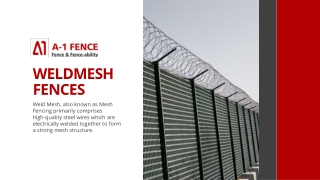 Weld Mesh Fence Manufacturers in India | A-1 Fence Products