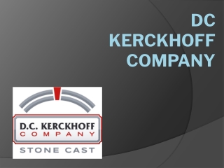 Architectural Cast Stone - DC Kerckhoff Company