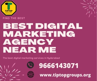 best digital marketing Agency near me
