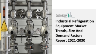 Industrial Refrigeration Equipment Market Growth Factors, Size Share Report 2030