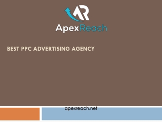 Best PPC Advertising Agency - Apexreach.net