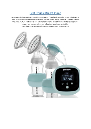 Best Double Breast Pump