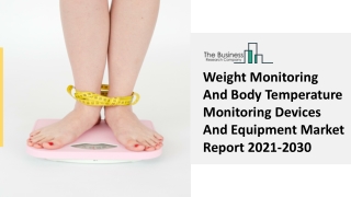 Weight Monitoring And Body Temperature Monitoring Devices And Equipment Market